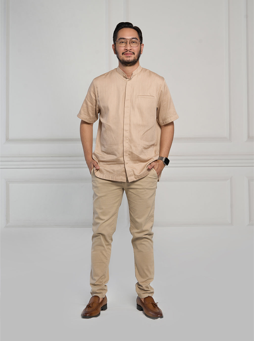 KAUTSAR SHORT SLEEVE KOKO BLUSH