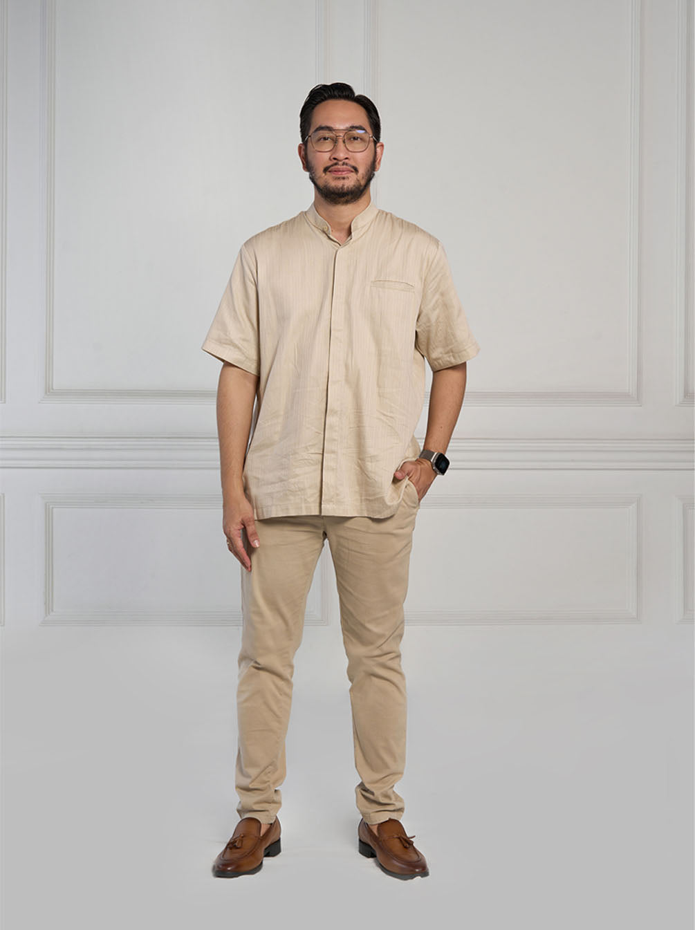 KAUTSAR SHORT SLEEVE KOKO SAND