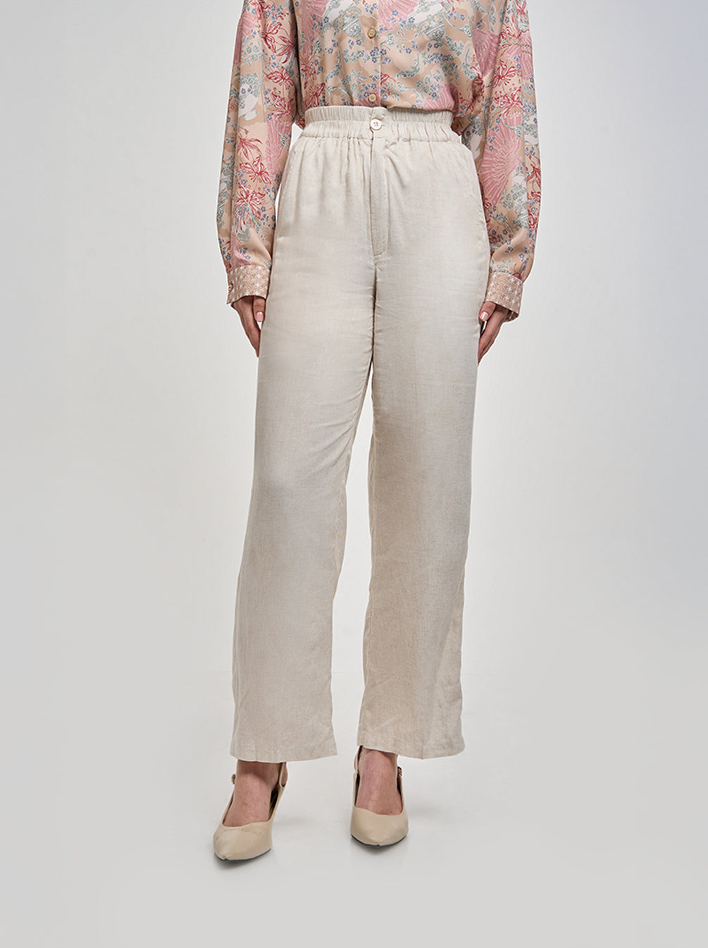 KEFI LINEN PANTS KHAKI