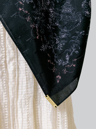 NOLA SIGNATURE SCARF COAL