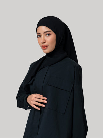 C.A.L.M SCARF PLAIN BLACK