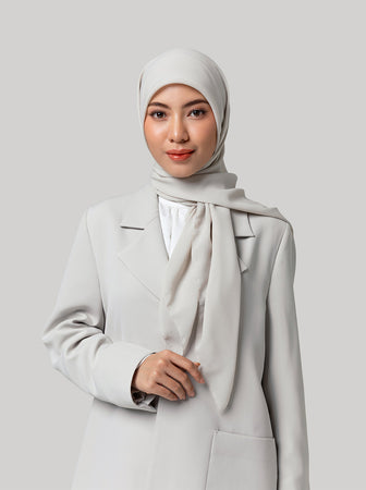 C.A.L.M SCARF PLAIN LIGHT CREAM