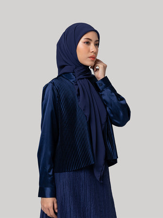 C.A.L.M SCARF PLAIN NAVY
