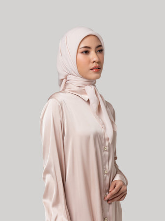 C.A.L.M SCARF PLAIN PALE BLUSH