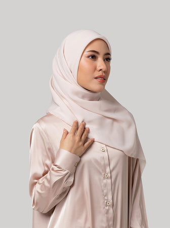 C.A.L.M SYAR'I SCARF PLAIN PALE BLUSH