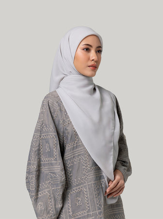 C.A.L.M SYAR'I SCARF PLAIN SOFT GREY