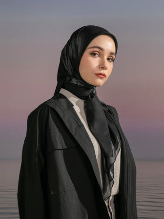 REVERIE SIGNATURE SCARF BLACK
