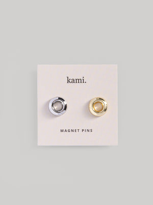 VALIRA DOUGHNUT 2 PIN JEWELLERY SILVER GOLD