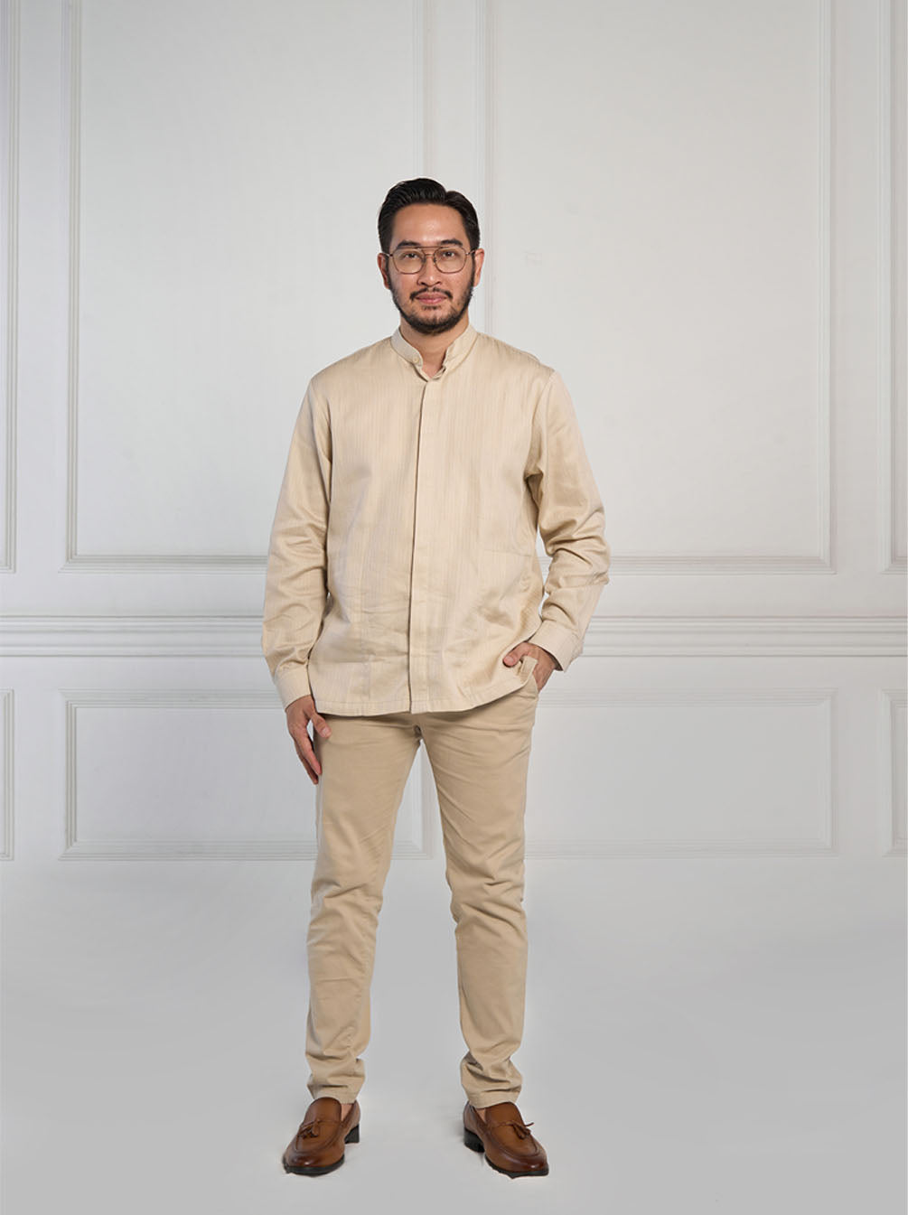 YUDHA LONG SLEEVE KOKO SAND