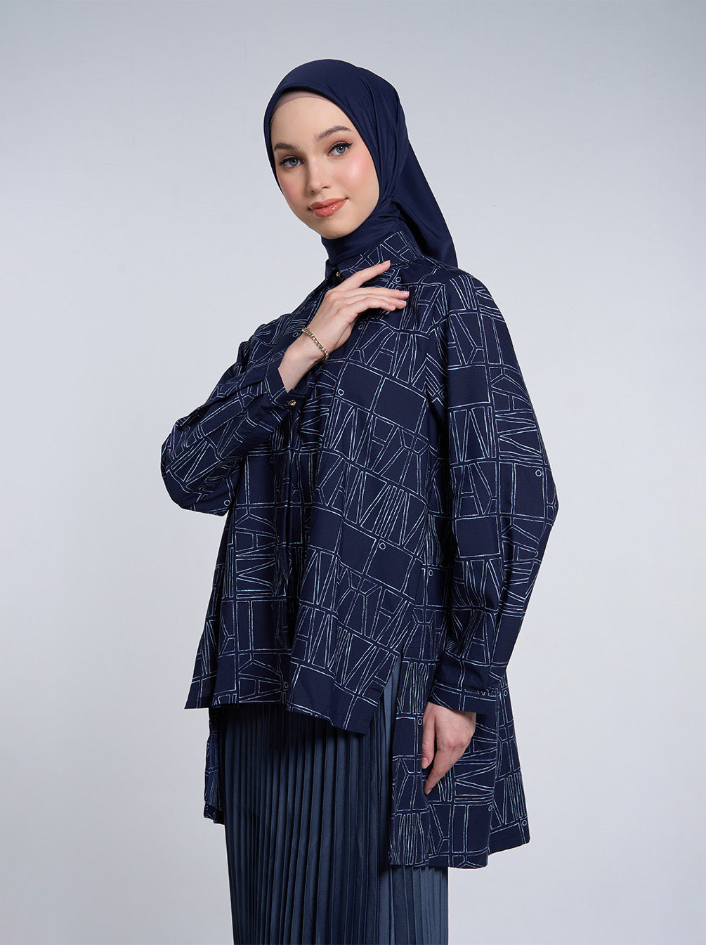 ZALINE REGULAR TOP NAVY