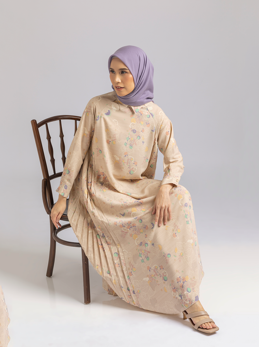 ZIA DRESS LIGHT CREAM – Kami Idea