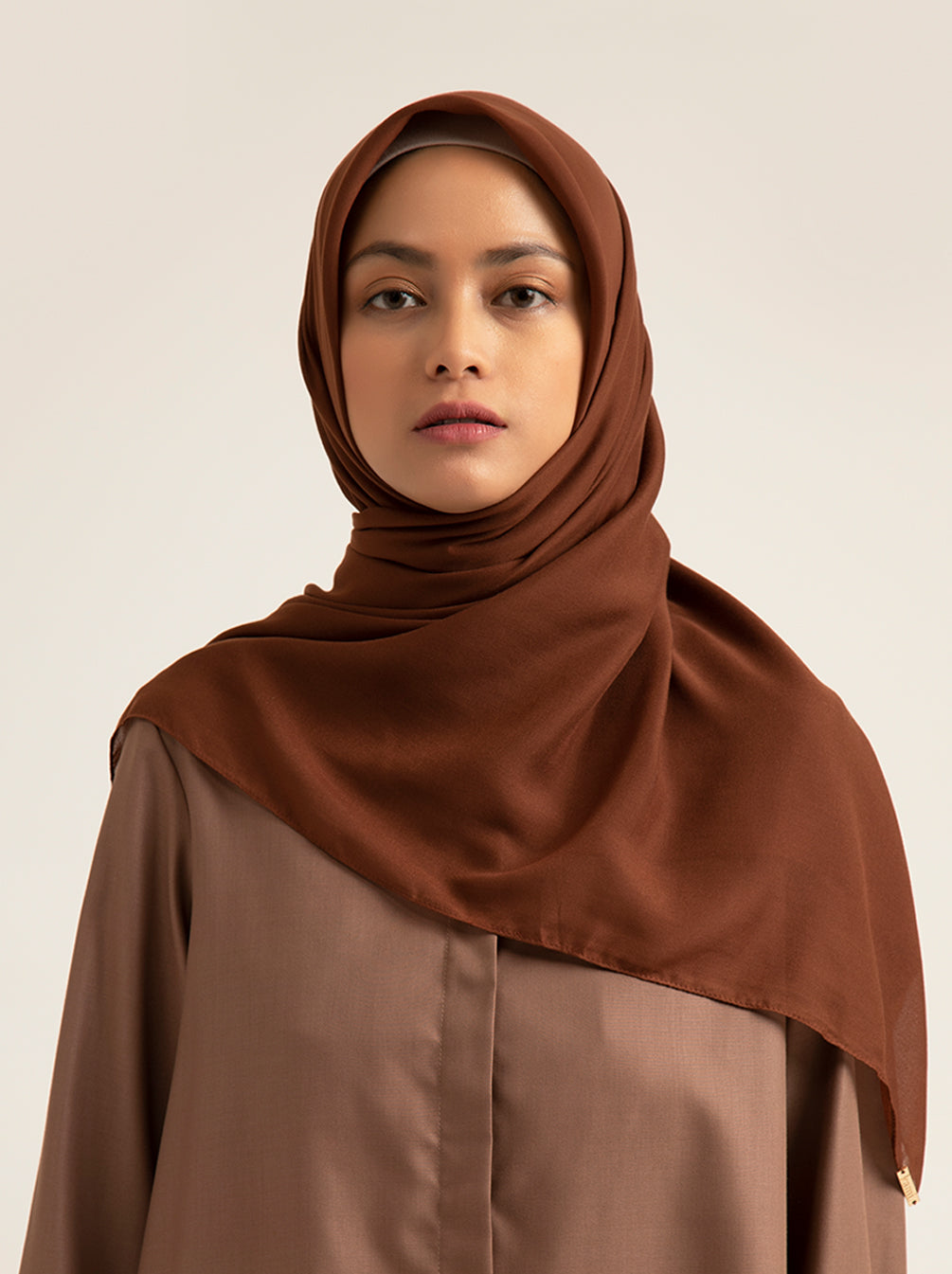 AIRY VOAL SCARF PLAIN BAMBI
