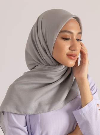 AIRY VOILE SCARF PLAIN STATUE