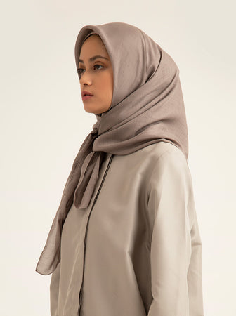GRID VOAL SCARF PLAIN  JAIMA