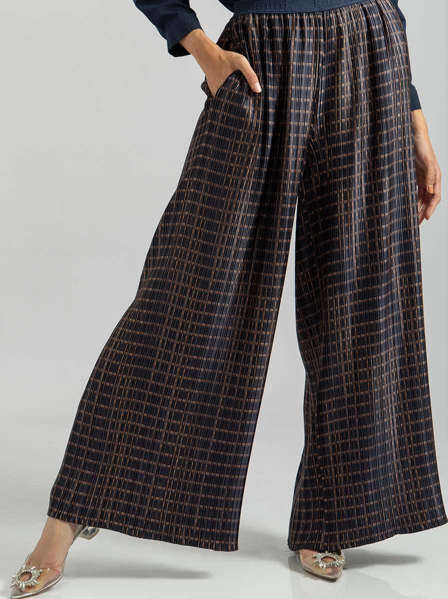 SIENNA PANTS GLOSSY OXFORD – Kami Idea