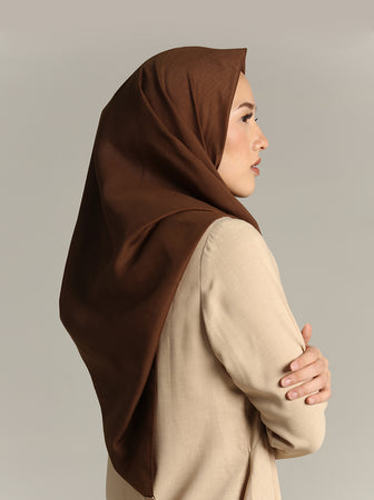 NUVOILE SCARF CHOCO BEIGE