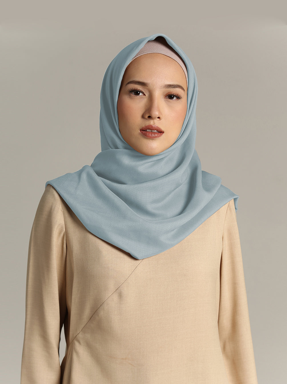 NUVOILE SCARF SEA POWDER