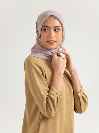 AIRY VOAL SCARF PLAIN FOVER