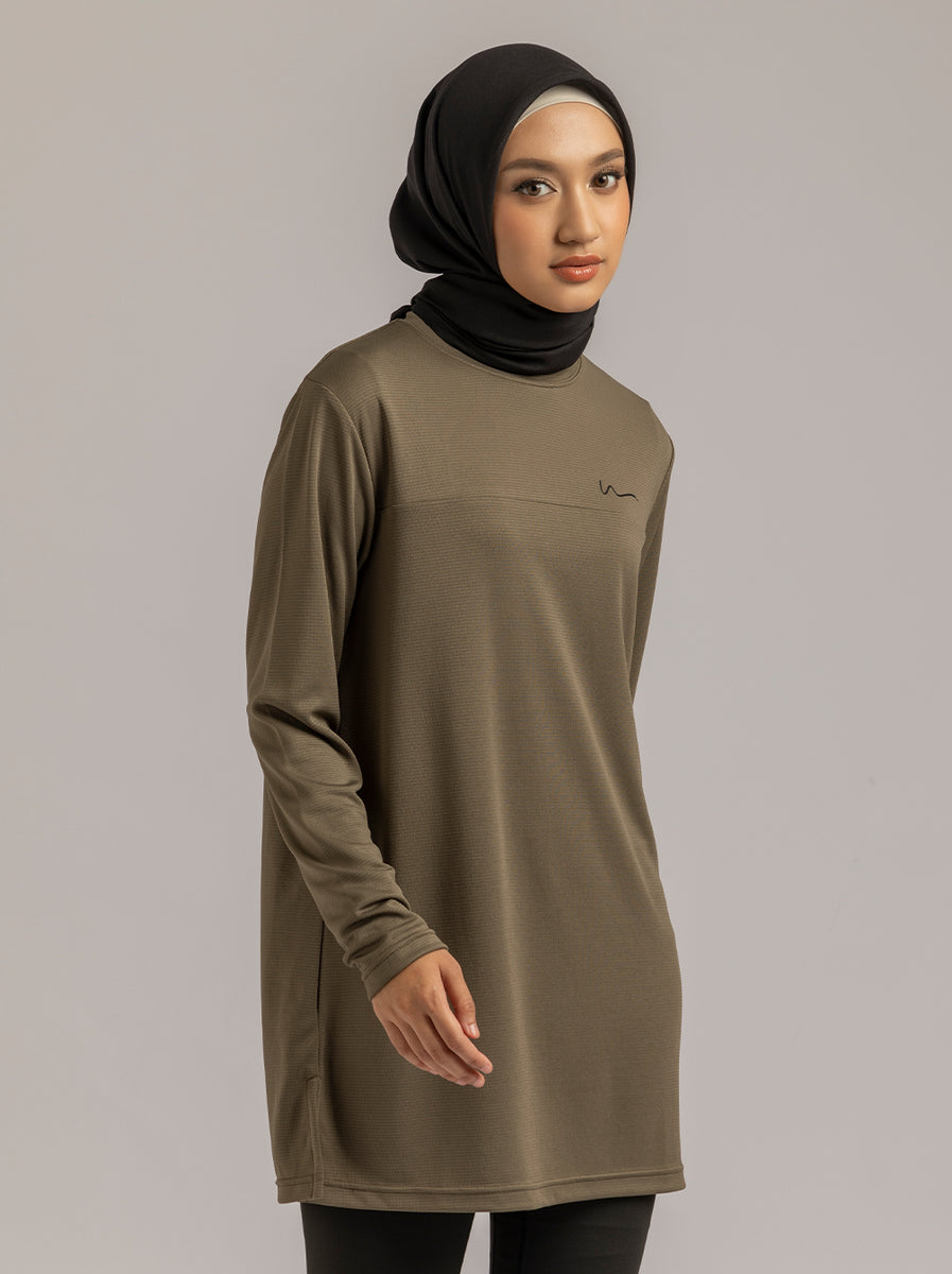 KAMI FLOW JENNA TUNIC OLIVE – Kami Idea