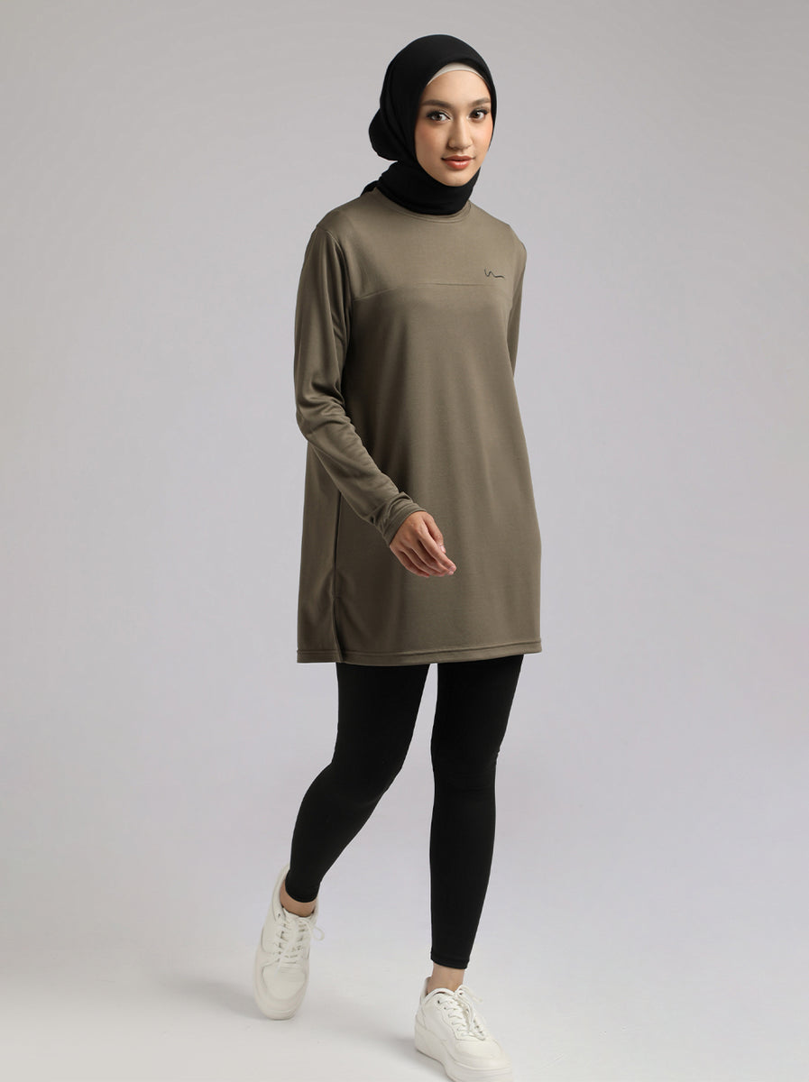 KAMI FLOW JENNA TUNIC OLIVE – Kami Idea